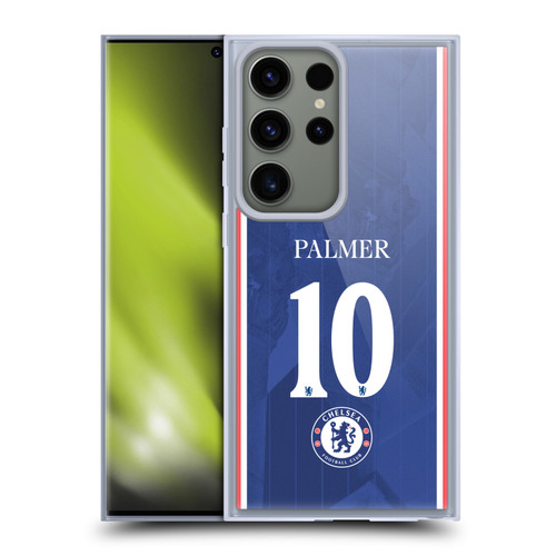 Chelsea Football Club 2025/26 Players Home Kit 1st Group Cole Palmer Soft Gel Case for Samsung Galaxy S23 Ultra 5G