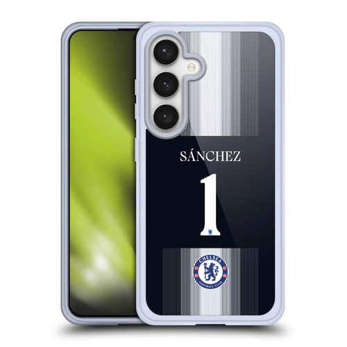Chelsea Football Club 2025/26 Players Home Kit 1st Group Robert Sánchez Soft Gel Case for Samsung Galaxy S24 5G