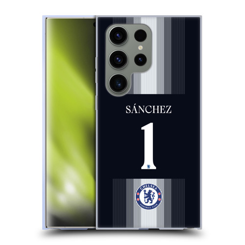 Chelsea Football Club 2025/26 Players Home Kit 1st Group Robert Sánchez Soft Gel Case for Samsung Galaxy S24 Ultra 5G