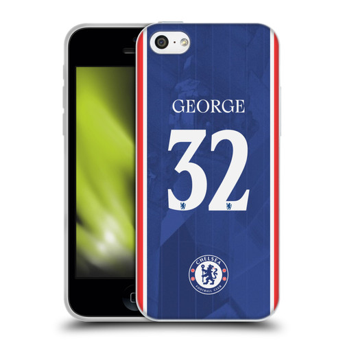 Chelsea Football Club 2025/26 Players Home Kit 2nd Group Tyrique George Soft Gel Case for Apple iPhone 5c