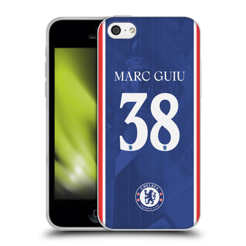 Chelsea Football Club 2025/26 Players Home Kit 2nd Group Marc Guiu Soft Gel Case for Apple iPhone 5c