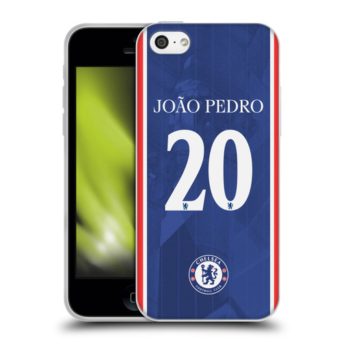 Chelsea Football Club 2025/26 Players Home Kit 2nd Group João Pedro Soft Gel Case for Apple iPhone 5c