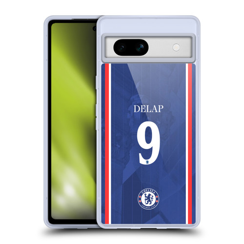 Chelsea Football Club 2025/26 Players Home Kit 2nd Group Liam Delap Soft Gel Case for Google Pixel 7a