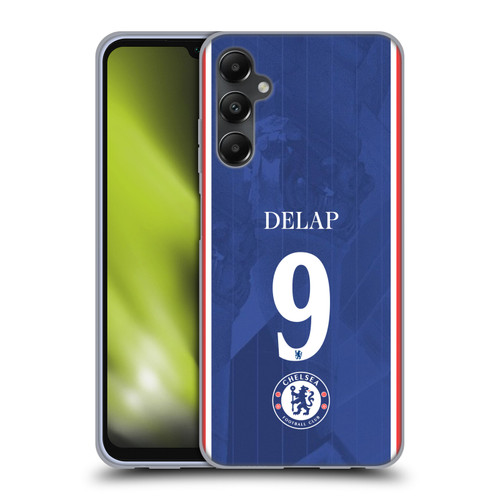 Chelsea Football Club 2025/26 Players Home Kit 2nd Group Liam Delap Soft Gel Case for Samsung Galaxy A05s