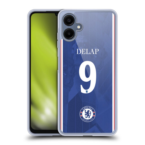 Chelsea Football Club 2025/26 Players Home Kit 2nd Group Liam Delap Soft Gel Case for Samsung Galaxy A06 4G