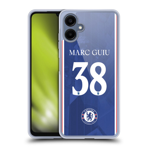 Chelsea Football Club 2025/26 Players Home Kit 2nd Group Marc Guiu Soft Gel Case for Samsung Galaxy A06 4G