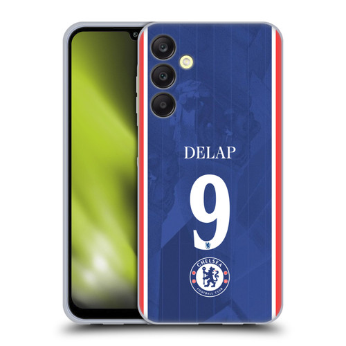 Chelsea Football Club 2025/26 Players Home Kit 2nd Group Liam Delap Soft Gel Case for Samsung Galaxy A25 5G