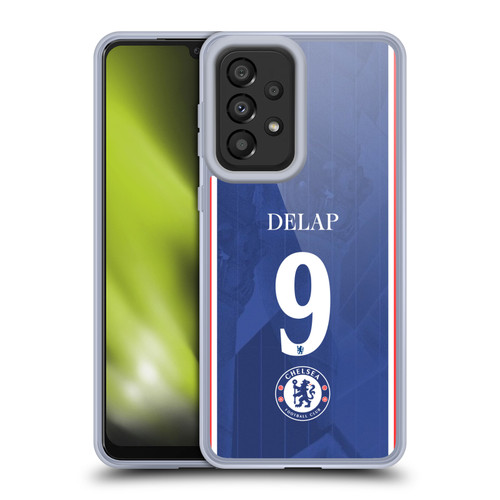 Chelsea Football Club 2025/26 Players Home Kit 2nd Group Liam Delap Soft Gel Case for Samsung Galaxy A33 5G (2022)