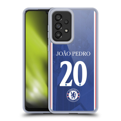 Chelsea Football Club 2025/26 Players Home Kit 2nd Group João Pedro Soft Gel Case for Samsung Galaxy A33 5G (2022)