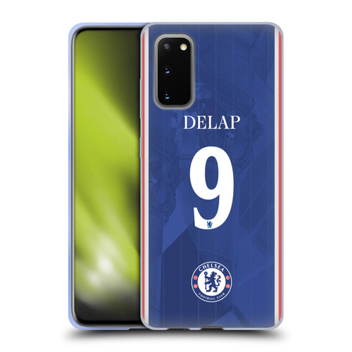 Chelsea Football Club 2025/26 Players Home Kit 2nd Group Liam Delap Soft Gel Case for Samsung Galaxy S20 / S20 5G
