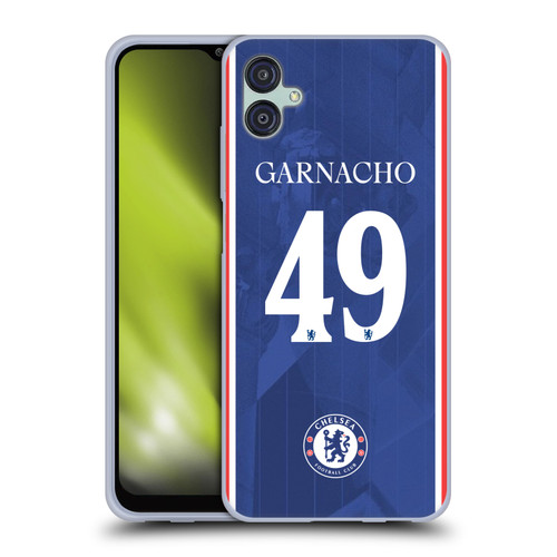 Chelsea Football Club 2025/26 Players Home Kit 2nd Group Alejandro Garnacho Soft Gel Case for Samsung Galaxy M04 5G / A04e