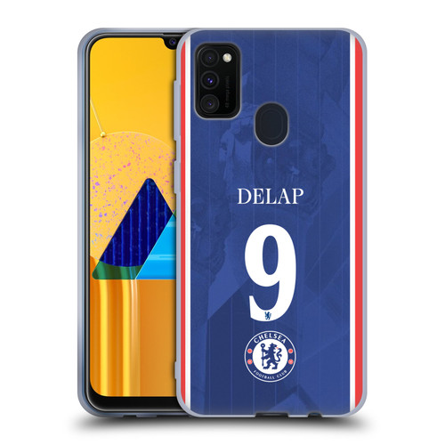 Chelsea Football Club 2025/26 Players Home Kit 2nd Group Liam Delap Soft Gel Case for Samsung Galaxy M30s (2019)/M21 (2020)