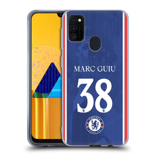 Chelsea Football Club 2025/26 Players Home Kit 2nd Group Marc Guiu Soft Gel Case for Samsung Galaxy M30s (2019)/M21 (2020)