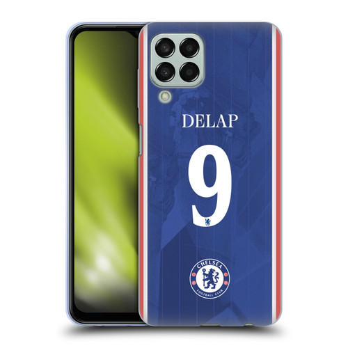 Chelsea Football Club 2025/26 Players Home Kit 2nd Group Liam Delap Soft Gel Case for Samsung Galaxy M33 (2022)