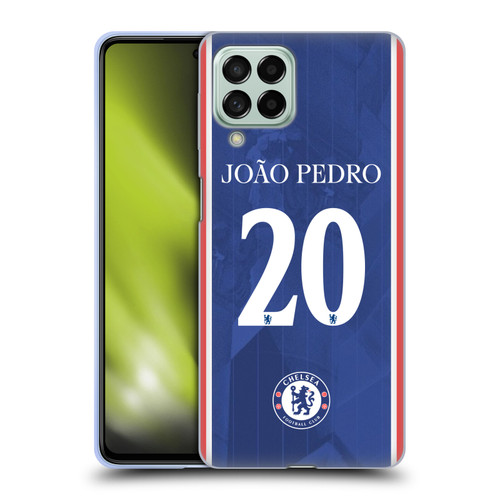 Chelsea Football Club 2025/26 Players Home Kit 2nd Group João Pedro Soft Gel Case for Samsung Galaxy M53 (2022)