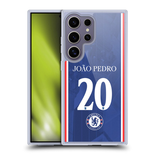 Chelsea Football Club 2025/26 Players Home Kit 2nd Group João Pedro Soft Gel Case for Samsung Galaxy S25 Ultra Chelsea Football Club 2025/26 Players Home Kit 2nd Group João Pedro Soft Gel Case for Samsung Galaxy S25 Ultra