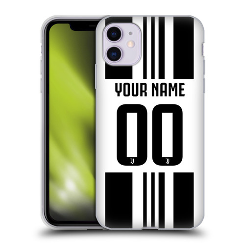 Custom Customised Personalised Juventus Football Club 2025/26 Kit Home Soft Gel Case for Apple iPhone 11