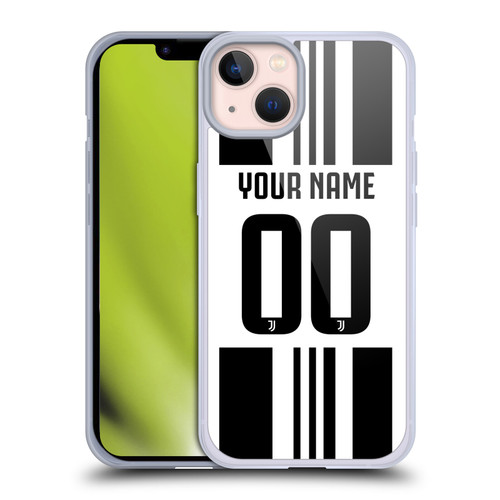 Custom Customised Personalised Juventus Football Club 2025/26 Kit Home Soft Gel Case for Apple iPhone 13