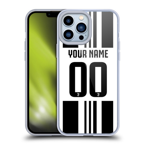 Custom Customised Personalised Juventus Football Club 2025/26 Kit Home Soft Gel Case for Apple iPhone 13 Pro Max