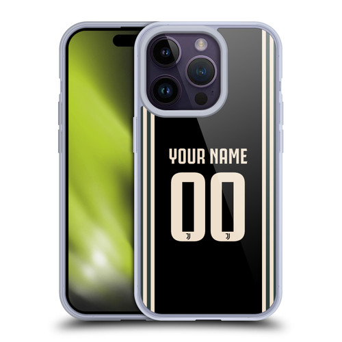 Custom Customised Personalised Juventus Football Club 2025/26 Kit Third Soft Gel Case for Apple iPhone 14 Pro