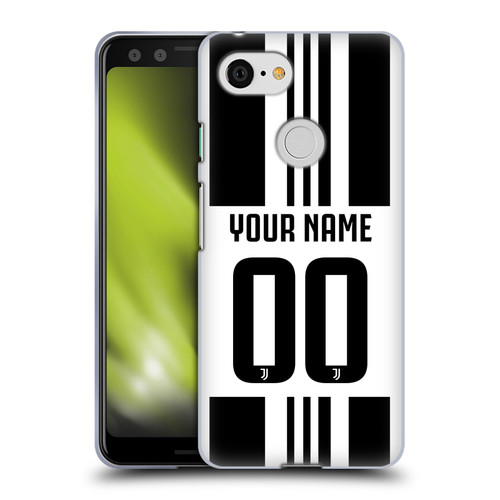 Custom Customised Personalised Juventus Football Club 2025/26 Kit Home Soft Gel Case for Google Pixel 3