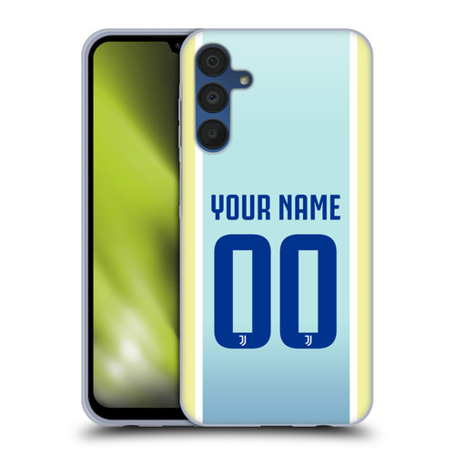 Custom Customised Personalised Juventus Football Club 2025/26 Kit Away Soft Gel Case for Samsung Galaxy A15 Custom Customised Personalised Juventus Football Club 2025/26 Kit Away Soft Gel Case for Samsung Galaxy A15