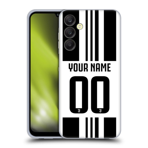 Custom Customised Personalised Juventus Football Club 2025/26 Kit Home Soft Gel Case for Samsung Galaxy A25 5G