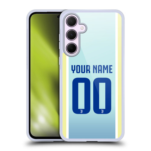 Custom Customised Personalised Juventus Football Club 2025/26 Kit Away Soft Gel Case for Samsung Galaxy A35 5G