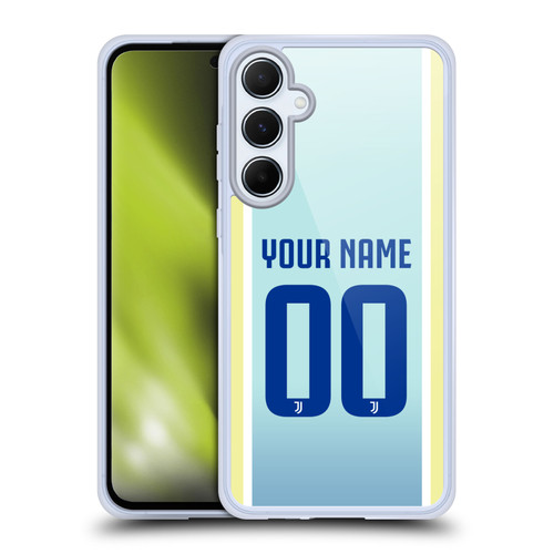 Custom Customised Personalised Juventus Football Club 2025/26 Kit Away Soft Gel Case for Samsung Galaxy A55 5G