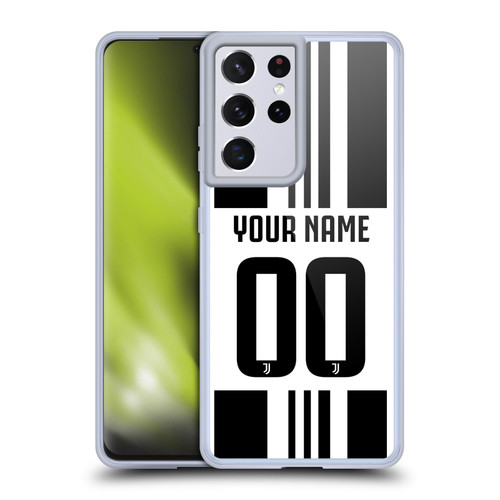 Custom Customised Personalised Juventus Football Club 2025/26 Kit Home Soft Gel Case for Samsung Galaxy S21 Ultra 5G