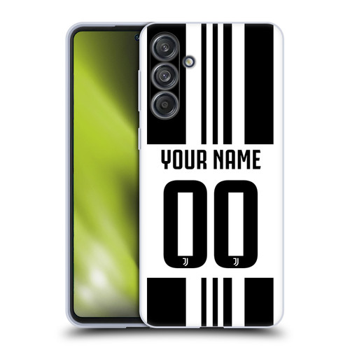 Custom Customised Personalised Juventus Football Club 2025/26 Kit Home Soft Gel Case for Samsung Galaxy M55 5G