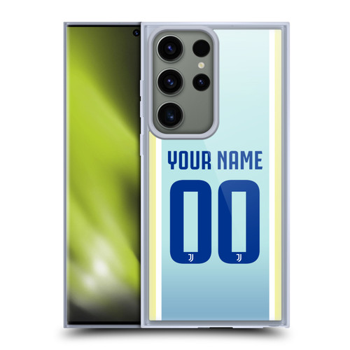 Custom Customised Personalised Juventus Football Club 2025/26 Kit Away Soft Gel Case for Samsung Galaxy S23 Ultra 5G