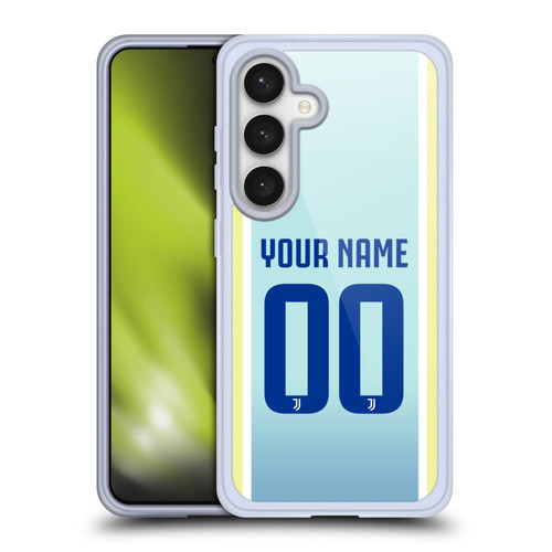 Custom Customised Personalised Juventus Football Club 2025/26 Kit Away Soft Gel Case for Samsung Galaxy S24 5G