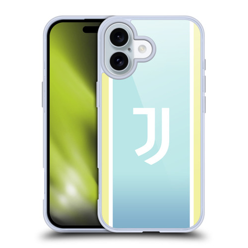Juventus Football Club 2025/26 Kit Away Soft Gel Case for Apple iPhone 16