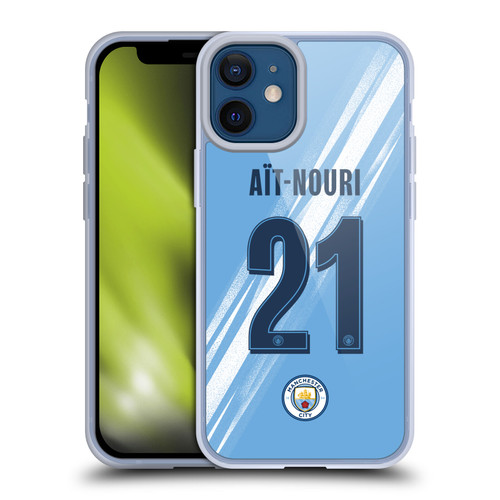 Manchester City Man City FC 2025/26 Players Home Kit 1st Group Rayan Aït-Nouri Soft Gel Case for Apple iPhone 12 Mini