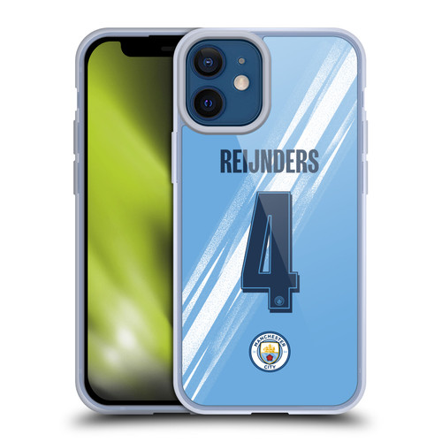 Manchester City Man City FC 2025/26 Players Home Kit 1st Group Tijjani Reijnders Soft Gel Case for Apple iPhone 12 Mini
