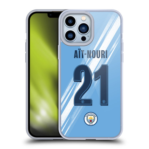 Manchester City Man City FC 2025/26 Players Home Kit 1st Group Rayan Aït-Nouri Soft Gel Case for Apple iPhone 13 Pro Max Manchester City Man City FC 2025/26 Players Home Kit 1st Group Rayan Aït-Nouri Soft Gel Case for Apple iPhone 13 Pro Max