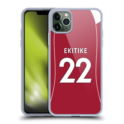 Liverpool Football Club 2025/26 Players Home Kit 1st Group Hugo Ekitiké Soft Gel Case for Apple iPhone 11 Pro Max