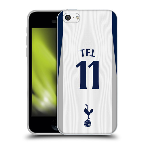 Tottenham Hotspur F.C. 2025/26 Players Home Kit 1st Group Mathys Tel Soft Gel Case for Apple iPhone 5c
