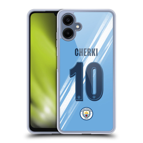 Manchester City Man City FC 2025/26 Players Home Kit 1st Group Rayan Cherki Soft Gel Case for Samsung Galaxy A06 4G