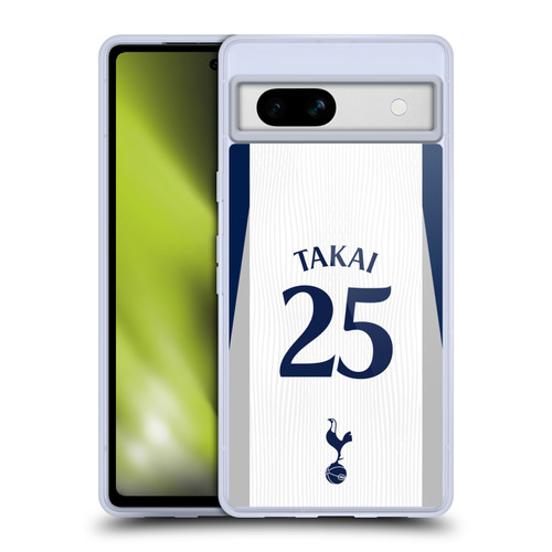 Tottenham Hotspur F.C. 2025/26 Players Home Kit 1st Group Kōto Takai Soft Gel Case for Google Pixel 7a