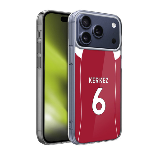 Liverpool Football Club 2025/26 Players Home Kit 1st Group Milos Kerkez Soft Gel Case for Apple iPhone 17 Pro Max