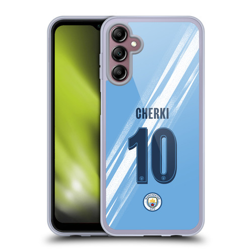 Manchester City Man City FC 2025/26 Players Home Kit 1st Group Rayan Cherki Soft Gel Case for Samsung Galaxy A14 5G