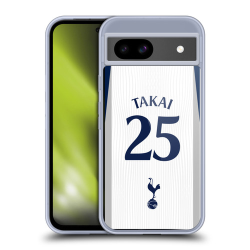 Tottenham Hotspur F.C. 2025/26 Players Home Kit 1st Group Kōto Takai Soft Gel Case for Google Pixel 8a