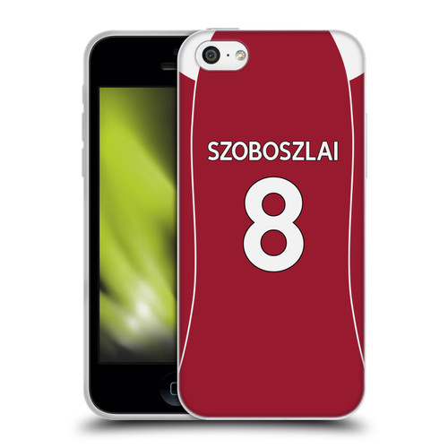Liverpool Football Club 2025/26 Players Home Kit 1st Group Dominik Szoboszlai Soft Gel Case for Apple iPhone 5c