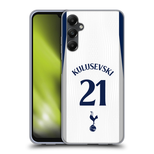 Tottenham Hotspur F.C. 2025/26 Players Home Kit 1st Group Dejan Kulusevski Soft Gel Case for Samsung Galaxy A05s