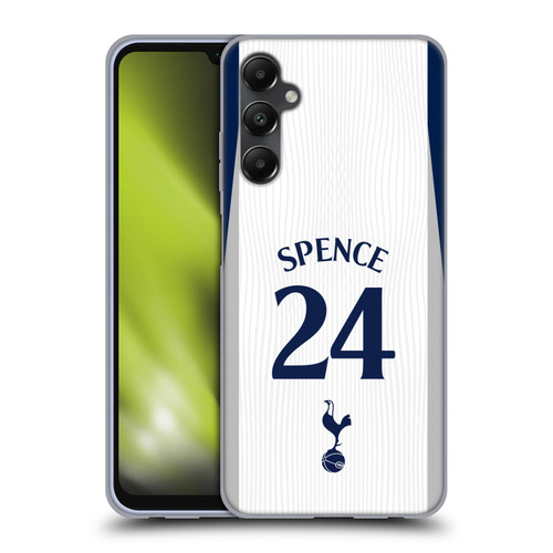 Tottenham Hotspur F.C. 2025/26 Players Home Kit 1st Group Djed Spence Soft Gel Case for Samsung Galaxy A05s