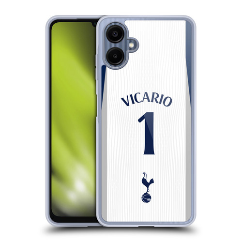 Tottenham Hotspur F.C. 2025/26 Players Home Kit 1st Group Guglielmo Vicario Soft Gel Case for Samsung Galaxy A06 4G Tottenham Hotspur F.C. 2025/26 Players Home Kit 1st Group Guglielmo Vicario Soft Gel Case for Samsung Galaxy A06 4G