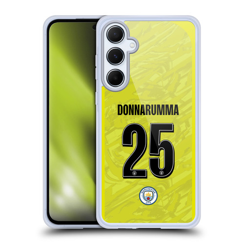 Manchester City Man City FC 2025/26 Players Home Kit 1st Group Gianluigi Donnarumma Soft Gel Case for Samsung Galaxy A55 5G