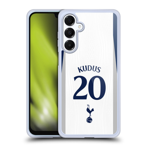 Tottenham Hotspur F.C. 2025/26 Players Home Kit 1st Group Mohammed Kudus Soft Gel Case for Samsung Galaxy A16 5G